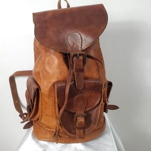 Vintage Genuine Leather Backpack